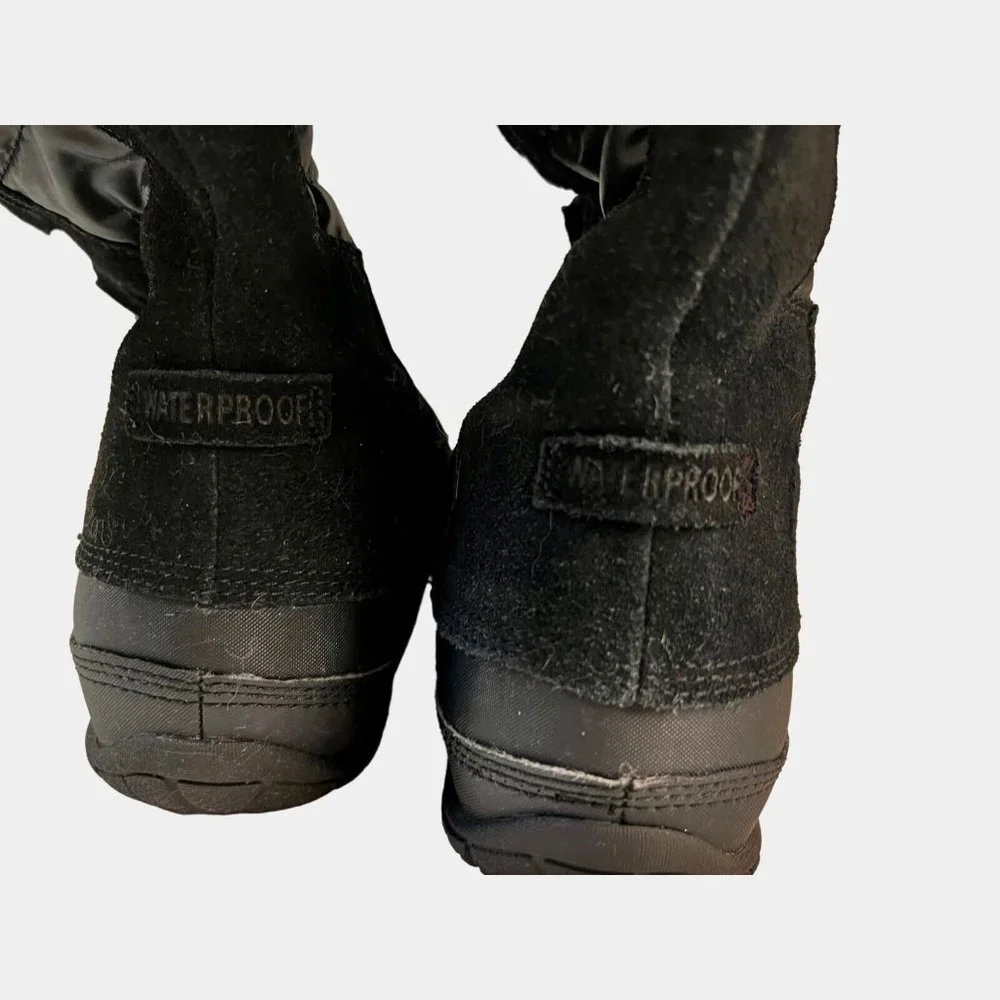 The North Face Nuptse Purna Women Sz 7‎ Black Mid Winter 620179 Boot 200 Grams